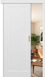 Раздвижная дверь "Порта", пг, белый
