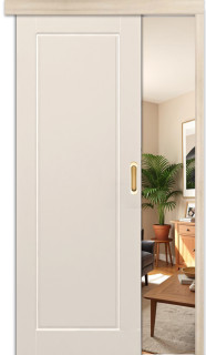 Раздвижная дверь "Порта", пг, слоновая кость