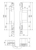 Петля скрытая Morelli с 3-D регулировкой HH-24 SC Матовый хром (2.0)