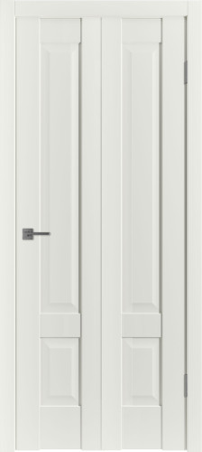 Складная дверь "ER 2", пг, Emalex Midwhite