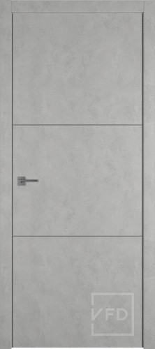 Межкомнатная дверь "URBAN 2", пг, ANTIC LOFT (алюминиевый молдинг)