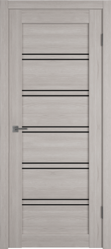 Межкомнатная дверь "Атум ПРО 28", по, Дуб каменный (Stone Oak), черное стекло