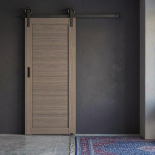 Раздвижная дверь Лофт "Атум PRO Х32", пг, Brun Oak