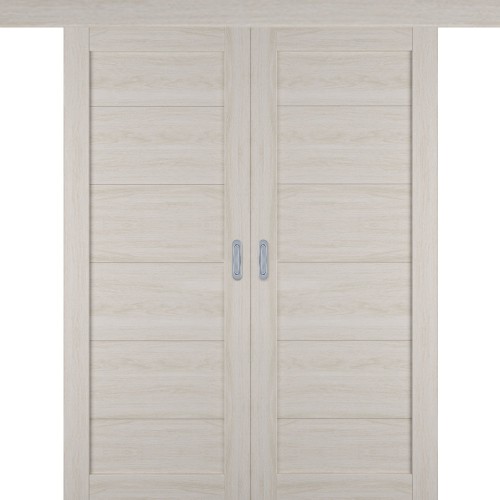 Раздвижная двустворчатая дверь "Атум PRO Х32", пг, Scansom Oak