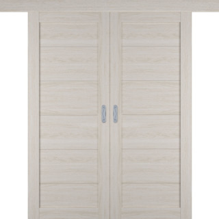 Раздвижная двустворчатая дверь "Атум PRO Х32", пг, Scansom Oak