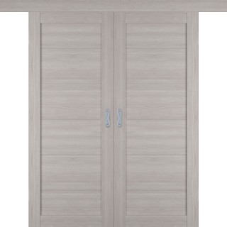 Раздвижная двустворчатая дверь "Атум PRO Х32", пг, Stone Oak