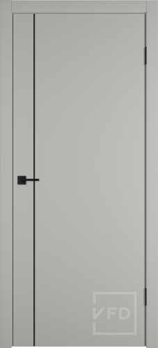 Межкомнатная дверь "Basic 1V", пг, Emalex taupe, кромка ABS black (ЗПЗм1) Межкомнатная дверь "Basic 1V", пг, Emalex taupe, кромка ABS black (ЗПЗм1)