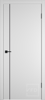 Межкомнатная дверь "Basic 1V", пг, Emalex Ice, кромка ABS black, BM (ЗПЗм1) Межкомнатная дверь "Basic 1V", пг, Emalex Ice, кромка ABS black, BM (ЗПЗм1)