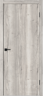 Межкомнатная дверь "BASIC", пг, Dakota oak, ABS black