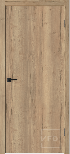 Межкомнатная дверь "BASIC", пг, Texas oak, ABS black Межкомнатная дверь "BASIC", пг, Texas oak, ABS black