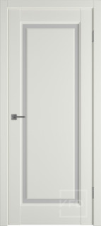 Межкомнатная дверь "Elegant 1 Fly", по, Emalex midwhite