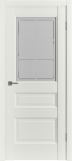 Межкомнатная дверь "Emalex E3", по Emalex Midwhite