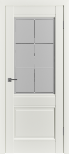 Межкомнатная дверь "EC2", по Emalex Midwhite