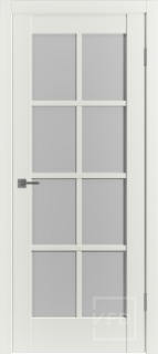 Межкомнатная дверь "ER 1", по Emalex Midwhite
