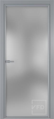 Алюминевая дверь Grafia R00 Chrome стекло White Cloud Алюминевая дверь Grafia R00 Chrome стекло White Cloud