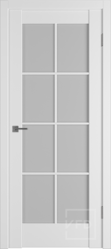 Межкомнатная дверь "Innova 01R", по, Silky white, (White Cloud), ПЭТ