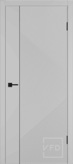 Межкомнатная дверь " Linea ART1", пг, Silver, Black mould Межкомнатная дверь " Linea ART1", пг, Silver, Black mould