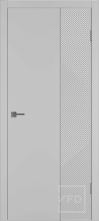 Межкомнатная дверь "Linea ART2", пг, Silver, Silver mould