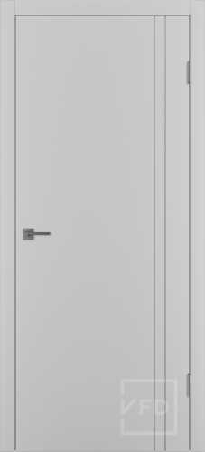 Межкомнатная дверь "  Меридиан 2V", пг, Silver