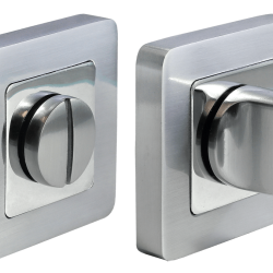Фиксатор сантехнический Morelli, MH-WC-S55 SC/CP, Матовый хром/ полированный хром