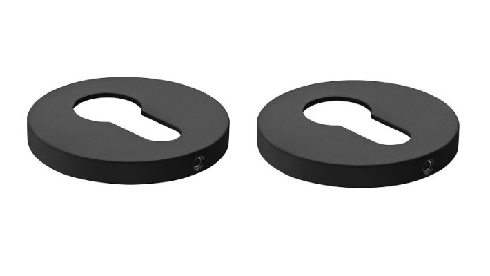 Накладка на цилиндр, Morelli, MH-KH-R6 BL, черная