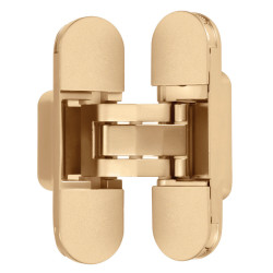 Петля скрытая ARCHIE с 3-D регулировкой 110х30-3D матовое золото (2.0)