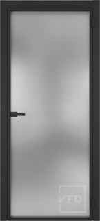 Алюминевая дверь System R00 Black Sand стекло White Cloud Алюминевая дверь System R00 Black Sand стекло White Cloud