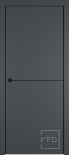 Межкомнатная дверь "URBAN 1", пг, Emalex onyx 4-xBE Black mould