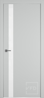 Межкомнатная дверь "URBAN 1 SV", по, Emalex steel
