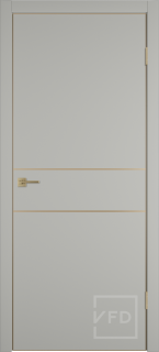 Межкомнатная дверь "URBAN 2H", пг, Emalex Taupe, GM_GE_4x4