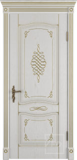Межкомнатная дверь "Веста" (Vesta), пг, Bianco Classic
