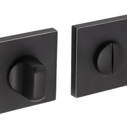 Фиксатор сантехнический ADDEN BAU, WC SQ-003 BLACK / CHROME RIM (цвет ЧЁРНЫЙ МАТОВЫЙ/ ХРОМ)