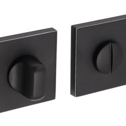 Фиксатор сантехнический ADDEN BAU, WC SQ-003 BLACK / CHROME RIM (цвет ЧЁРНЫЙ МАТОВЫЙ/ ХРОМ)